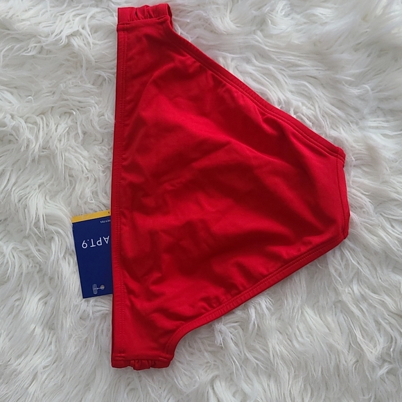 Apt.9  Hipster Swim Bottom  NWT.        Size Small.   Red - Picture 2 of 6